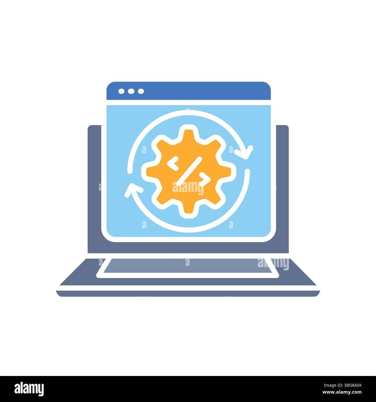 icône plate couleur d'optimisation de code pour les projets numériques et d'impression. Icônes nettes minimales pour les applications et les sites Web. Icônes simples modernes pour UI UX et brandi Illustration de Vecteur