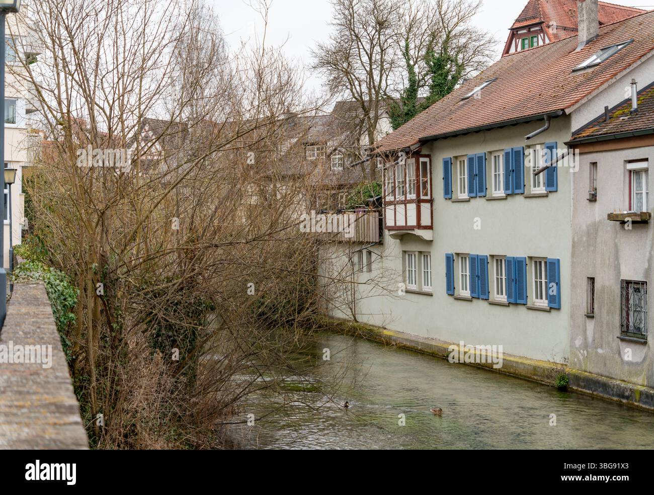 Impression d'Ulm, une ville dans un état nommé Bade-Wuertemberg dans le sud-ouest de l'Allemagne Banque D'Images