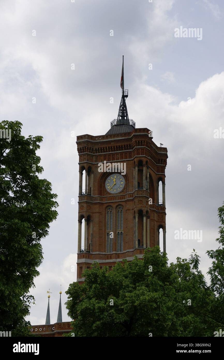Tour de la Red Cityhall à Berlin, Allemagne, Europe Banque D'Images