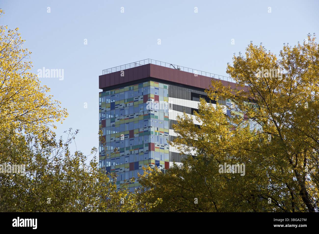 Le Colorium du Duesseldorfer Medieharbor, Allemagne, Europe Banque D'Images