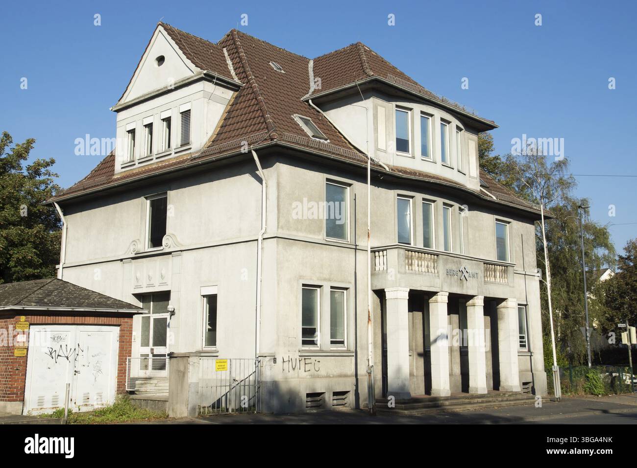 Ancien bureau minier dans le Goethestr. À Hamm, Rhénanie du Nord-Westphalie, Allemagne, Europe Banque D'Images