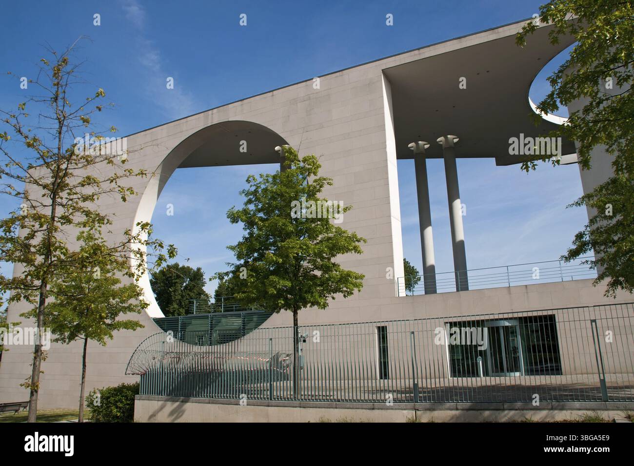 Vue de la Chancellerie à Berlin Banque D'Images