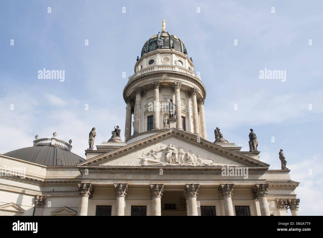 Dôme allemand, Gendarmenmarket, Berlin, Allemagne, Europe Banque D'Images