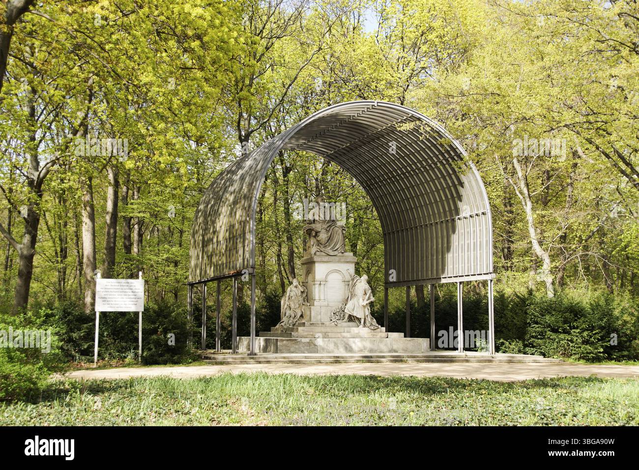 Mémorial de Richard Wagner à Berlin-Tiergarten, Allemagne, Europe Banque D'Images