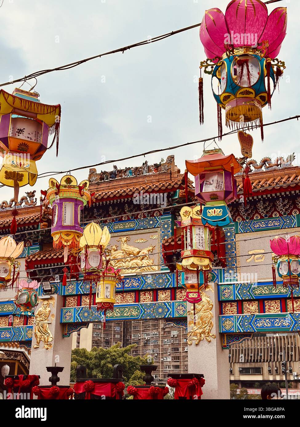 Temple de Hong Kong - Image de stock capturée avec un smartphone