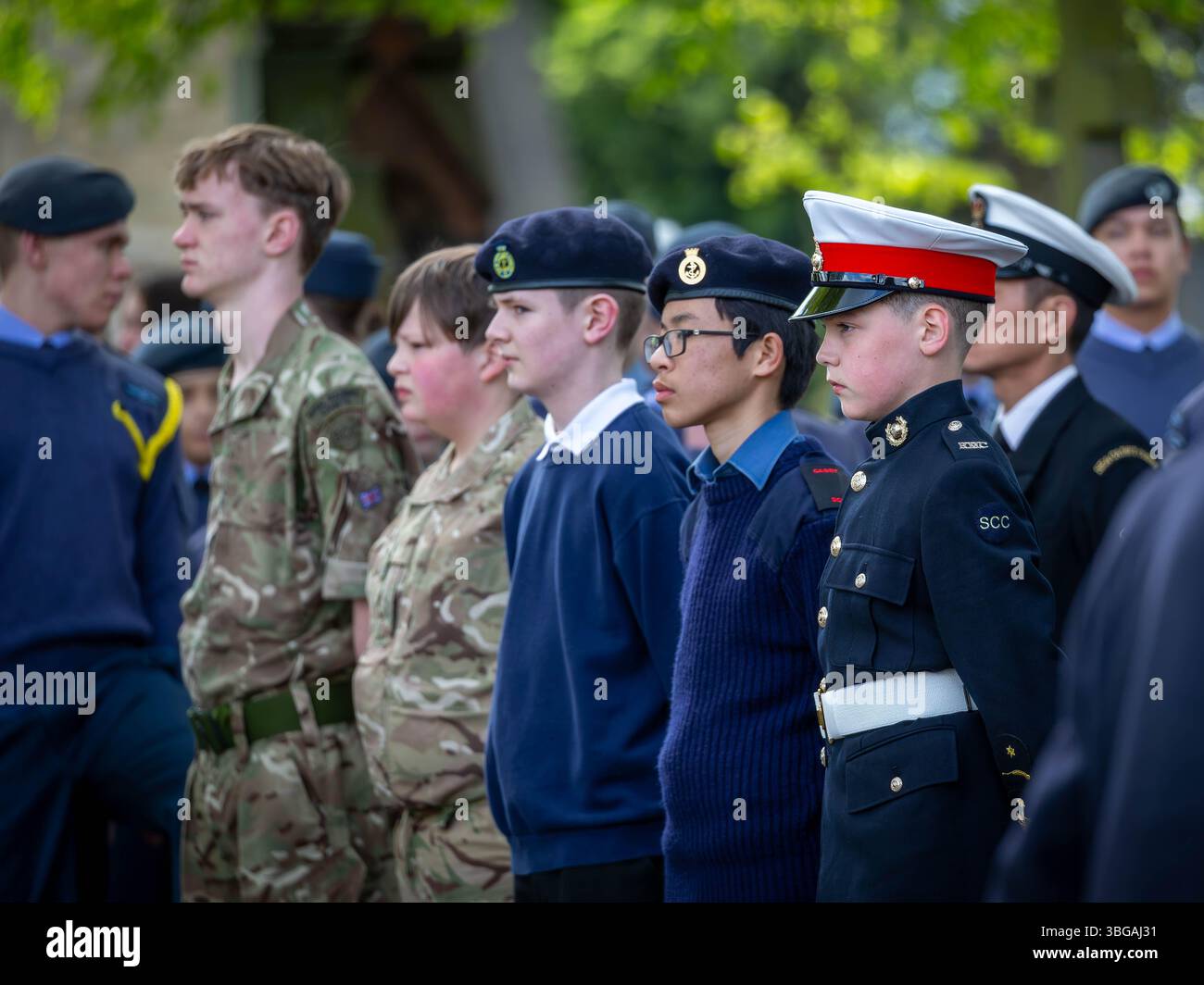 ANZAK Day 2024 a été célébré dans Soldier's Corner au cimetière de Warrington le 28 avril Banque D'Images