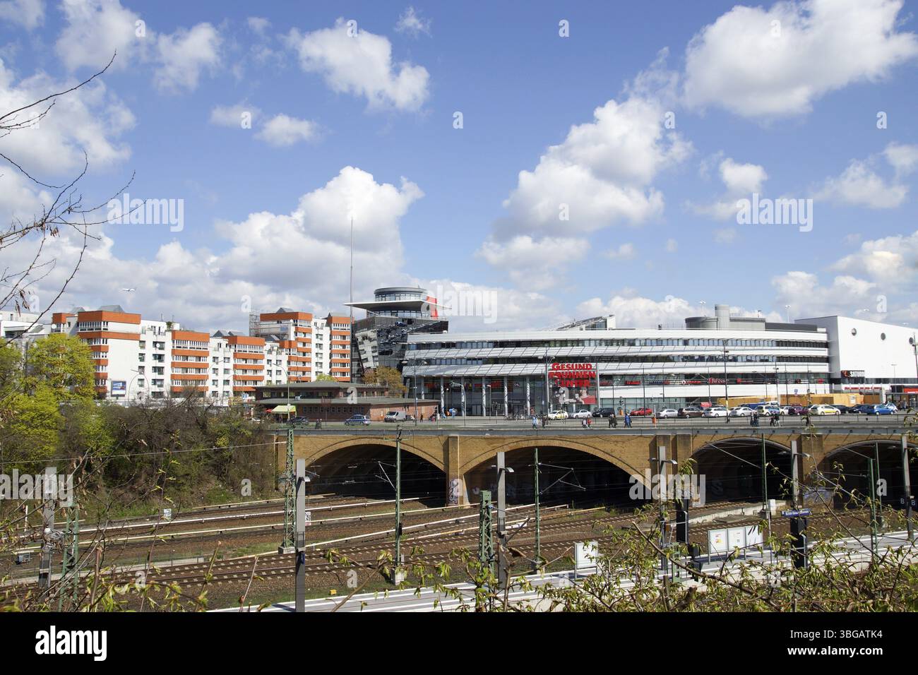 Gare de Gesundbrunnen à Berlin, Allemagne, Europe Banque D'Images