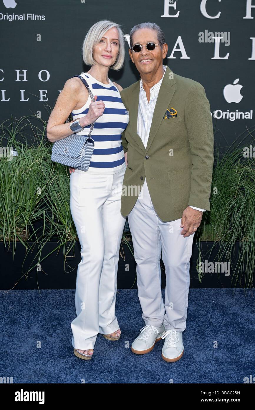 Hilary Gumbel et Bryant Gumbel Banque D'Images