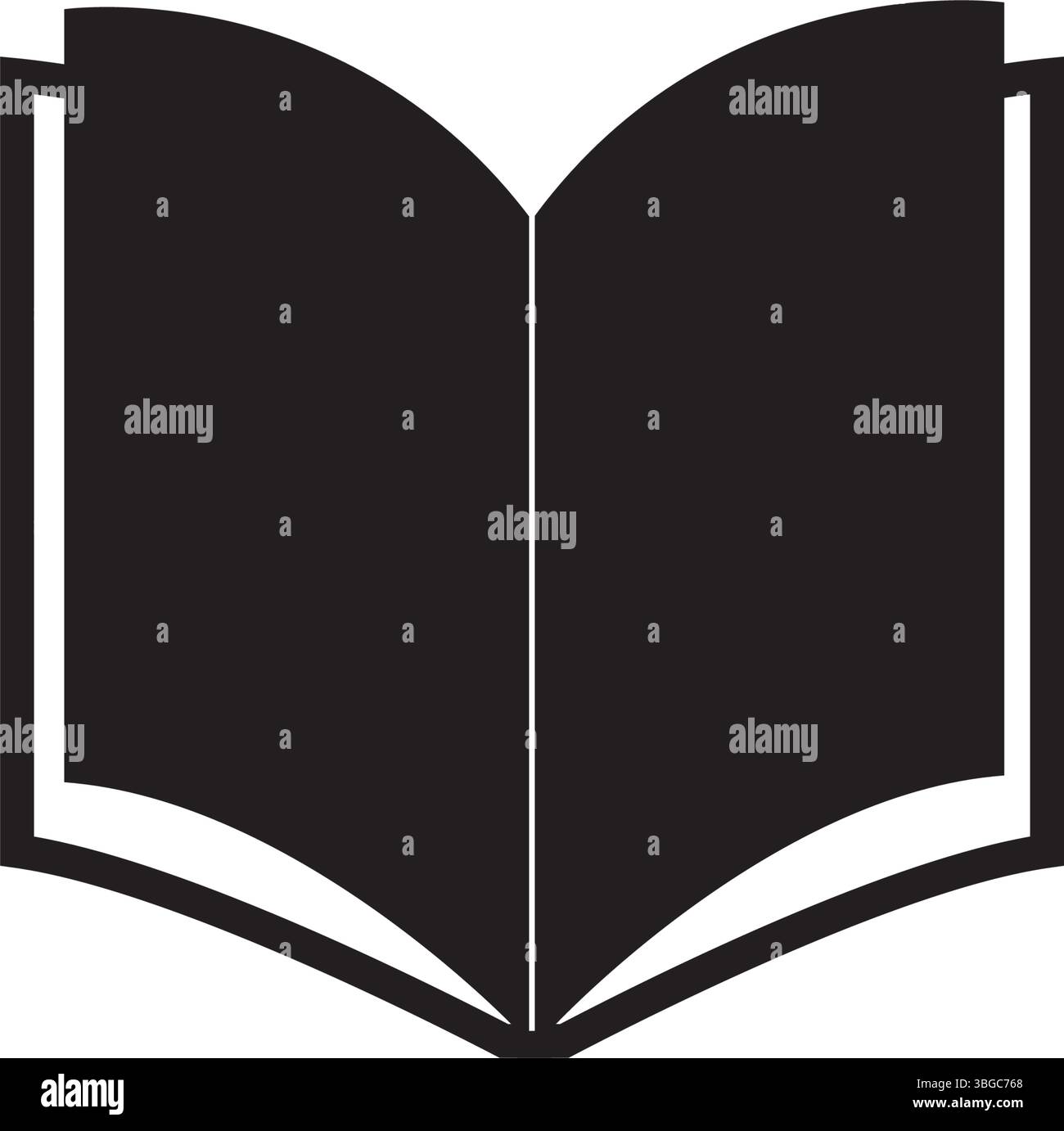 Illustration vectorielle de l'icône de livre sur fond blanc Illustration de Vecteur