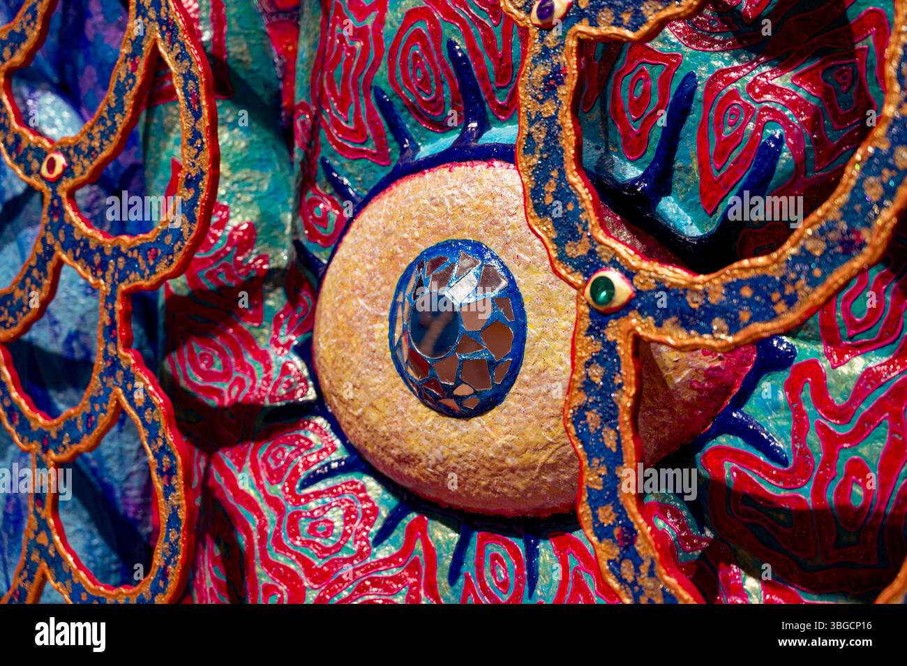 Détail de je suis celui qui protégera mon enfant (1998) par Shoko Maemoto Banque D'Images