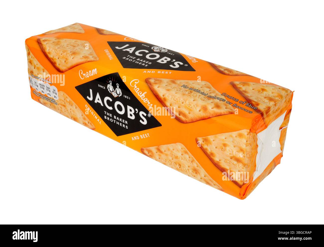 Crackers à la crème salés Jacobs pour fromage dans un paquet de 300g. Banque D'Images