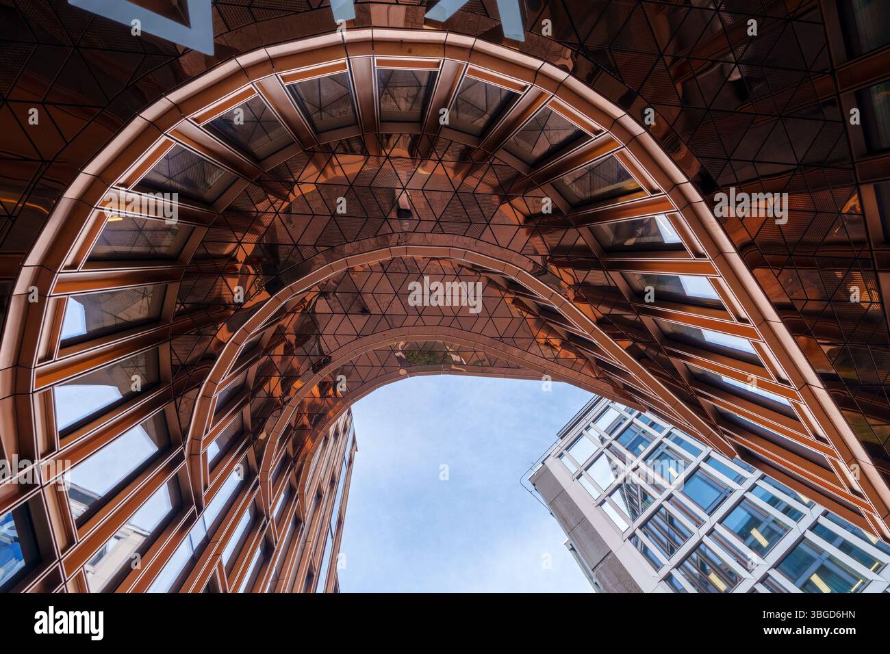 Oslo, Norvège - VIA un immeuble de bureaux et de commerces de Schmidt Hammer Lassen Banque D'Images