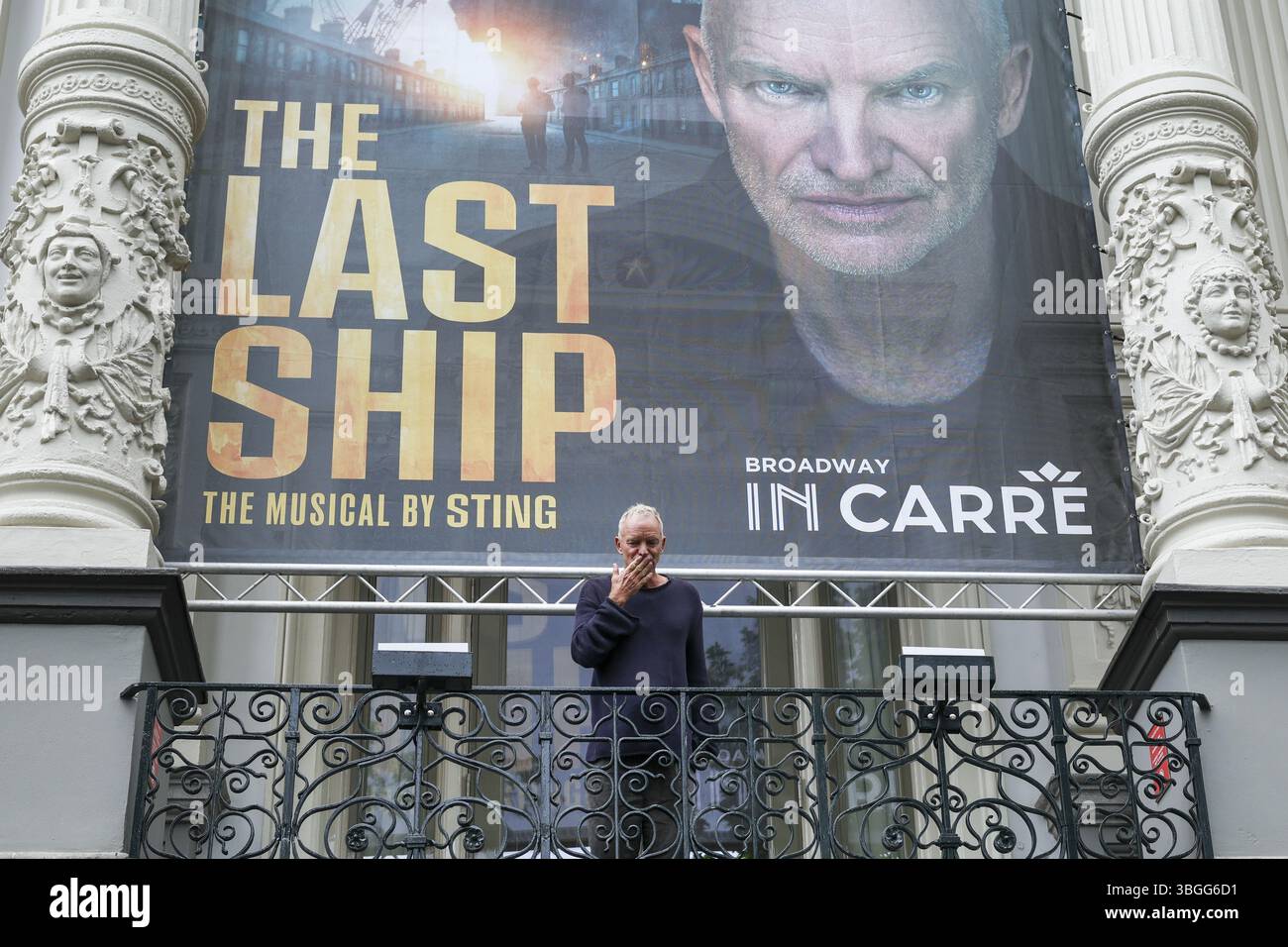 Amsterdam, pays-Bas, 2025-06-05 14 :29 :01 AMSTERDAM, 05-06-2025, Theater CarreSting arrive au Theater Carre pour sa comédie musicale The Last ShipPHOTO : NLBeeld/Arjo Frank Kievits Credit : NL Beeld / Arjo Frank Banque D'Images