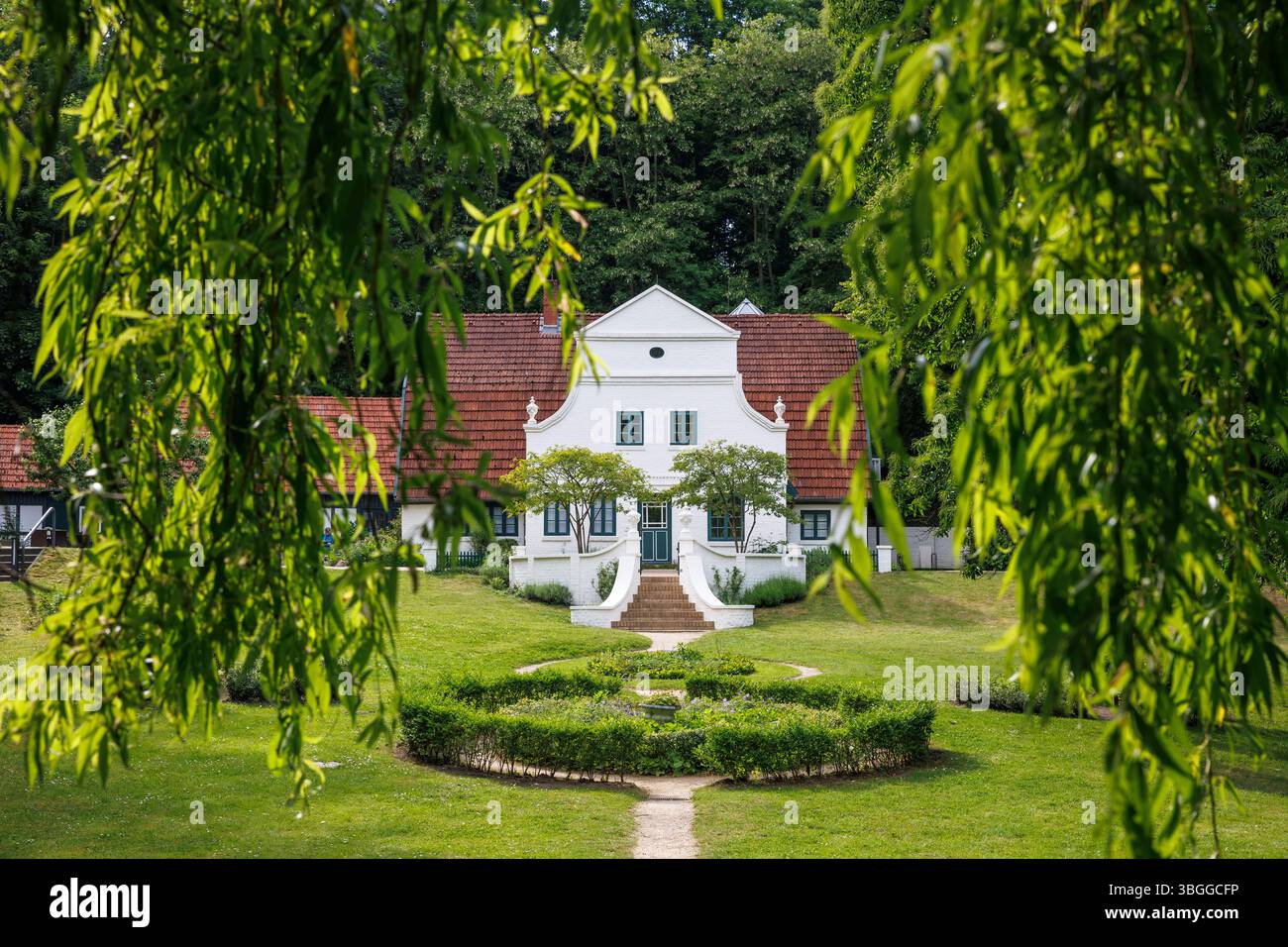 Le Barkenhoff à Worpswede, basse-Saxe, Allemagne. Le Barkenhoff a été acheté en 1895 par l'artiste Heinrich Vogeler et a été converti en an Banque D'Images
