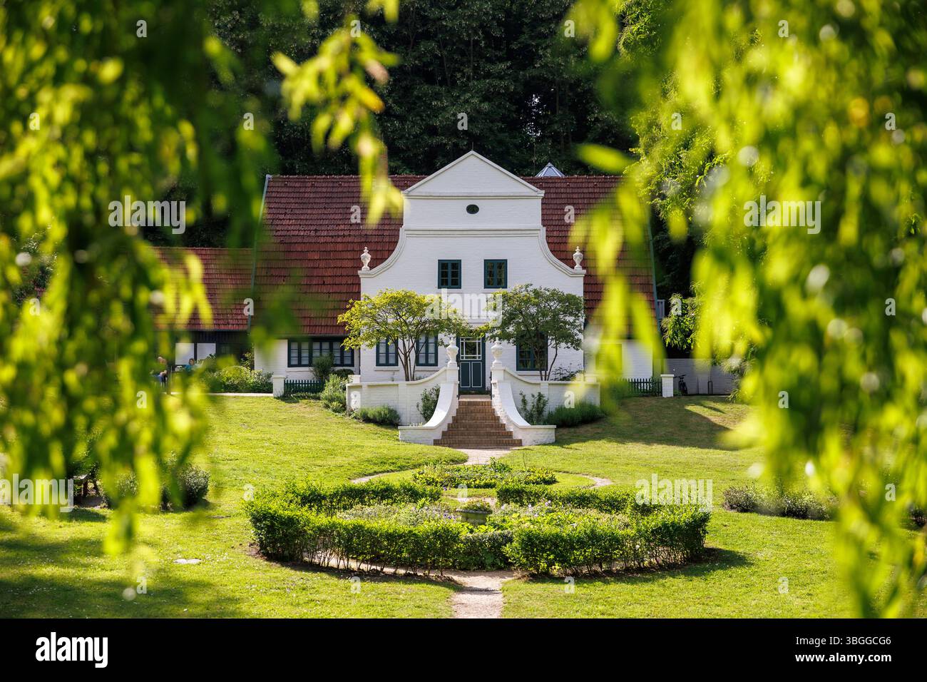 Le Barkenhoff à Worpswede, basse-Saxe, Allemagne. Le Barkenhoff a été acheté en 1895 par l'artiste Heinrich Vogeler et a été converti en an Banque D'Images