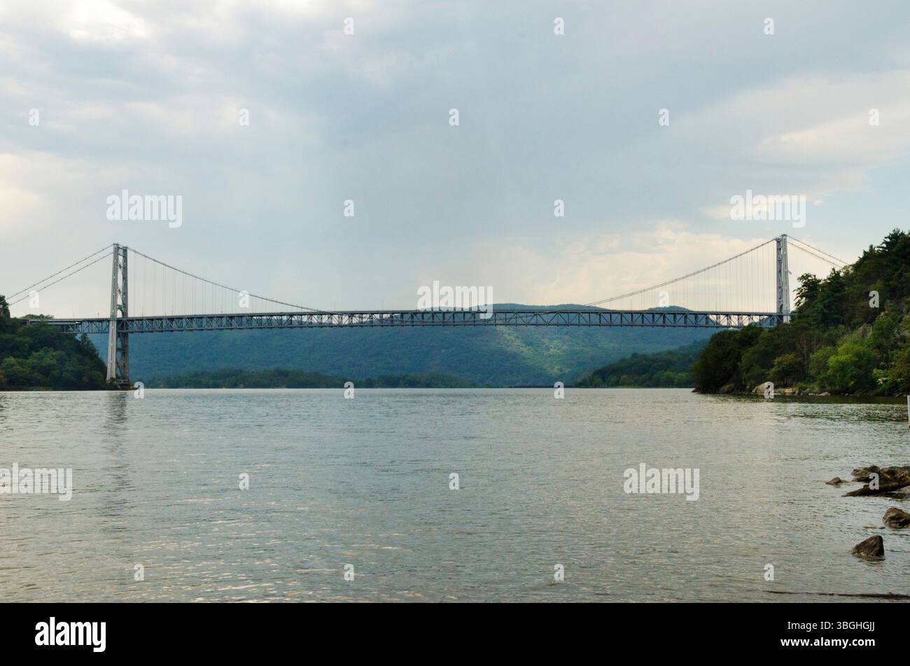 Pont Bear Mountain sur la rivière Hudson Banque D'Images