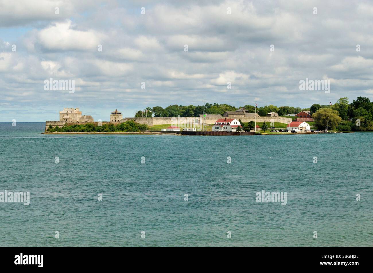 Old Fort Niagara sur le lac Ontario, à l'embouchure de la rivière Niagara Banque D'Images