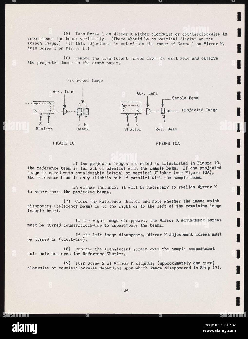 Le spectrophotomètre DK de Beckman, introduit en 1956, a amélioré le modèle DU précédent en intégrant des capacités dans le proche infrarouge. Cet avancement a été développé par le chimiste Wilbur I. Kaye chez Eastman Kodak et plus tard chez Beckman instruments, conduisant au nom du modèle DK en son honneur. Banque D'Images