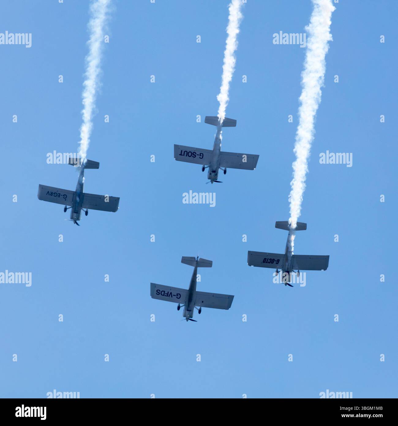 Festival Aereo San Javier, spectacle aérien, voltige, Santiago de la Ribera, Mar Menor, région autonome de Murcie, Espagne, Banque D'Images