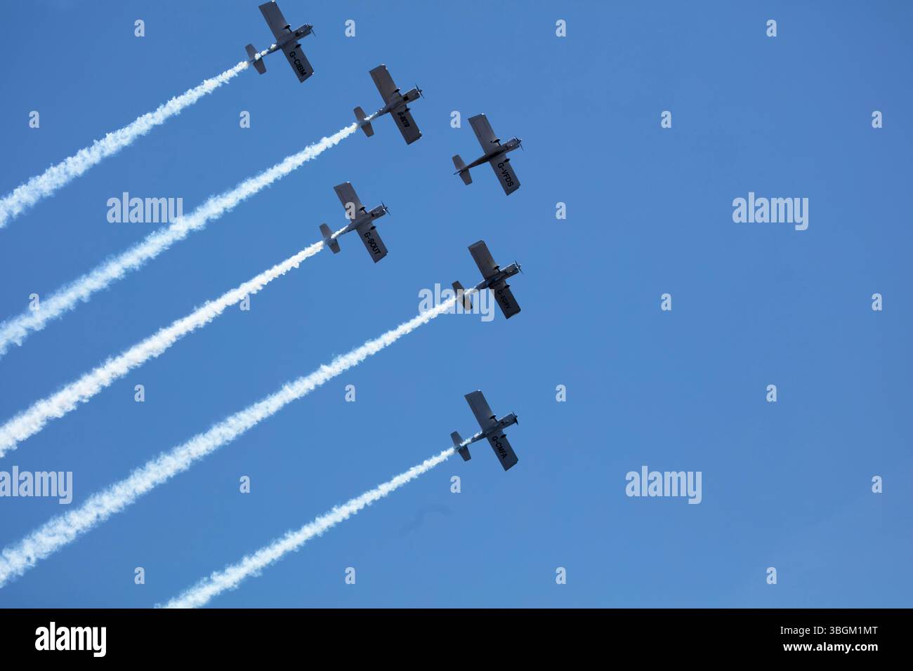 Festival Aereo San Javier, spectacle aérien, voltige, Santiago de la Ribera, Mar Menor, région autonome de Murcie, Espagne, Banque D'Images