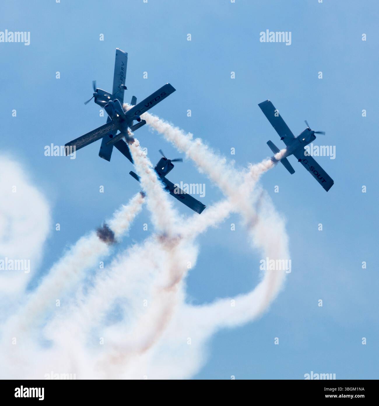 Festival Aereo San Javier, spectacle aérien, voltige, Santiago de la Ribera, Mar Menor, région autonome de Murcie, Espagne, Banque D'Images