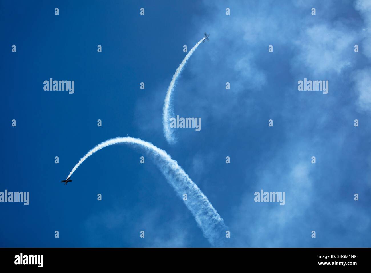 Festival Aereo San Javier, spectacle aérien, voltige, Santiago de la Ribera, Mar Menor, région autonome de Murcie, Espagne, Banque D'Images