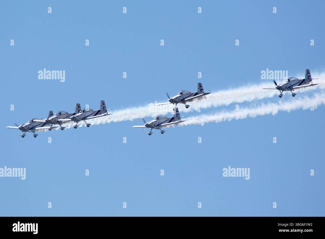 Festival Aereo San Javier, spectacle aérien, voltige, Santiago de la Ribera, Mar Menor, région autonome de Murcie, Espagne, Banque D'Images