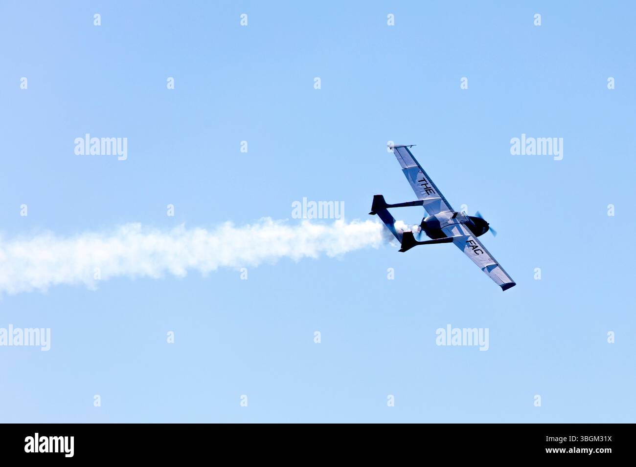 Festival Aereo San Javier, spectacle aérien, voltige, la FAC, Santiago de la Ribera, Mar Menor, région autonome de Murcie, Espagne, Banque D'Images