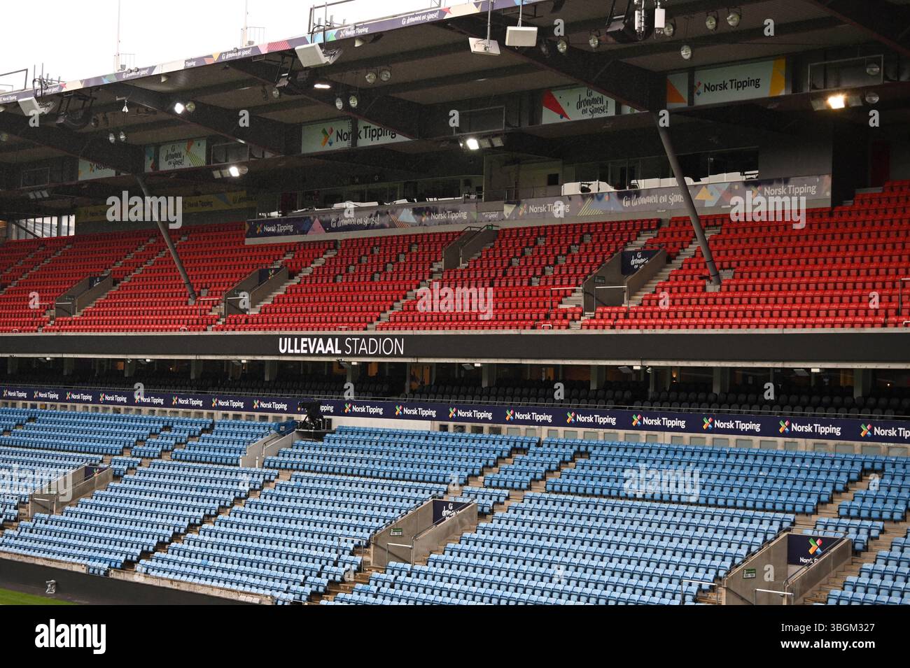 Oslo, Norvège. 05 juin 2025. Ullevaal Stadium Oslo pendant les qualifications de la Coupe du monde 2026 - Italie vs Norvège Conférence de presse, match de la Coupe du monde de la FIFA à Oslo, Norvège, 05 juin 2025 crédit : Agence photo indépendante/Alamy Live News Banque D'Images