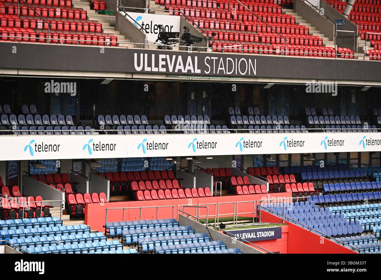Oslo, Norvège. 05 juin 2025. Ullevaal Stadium Oslo pendant les qualifications de la Coupe du monde 2026 - Italie vs Norvège Conférence de presse, match de la Coupe du monde de la FIFA à Oslo, Norvège, 05 juin 2025 crédit : Agence photo indépendante/Alamy Live News Banque D'Images
