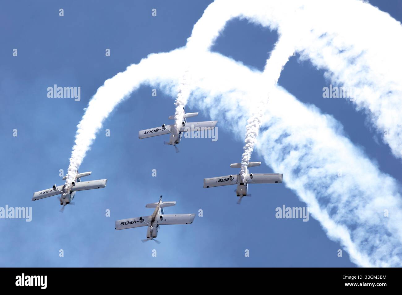 Festival Aereo San Javier, spectacle aérien, voltige, Team Raven, Santiago de la Ribera, Mar Menor, région autonome de Murcie, Espagne, Banque D'Images