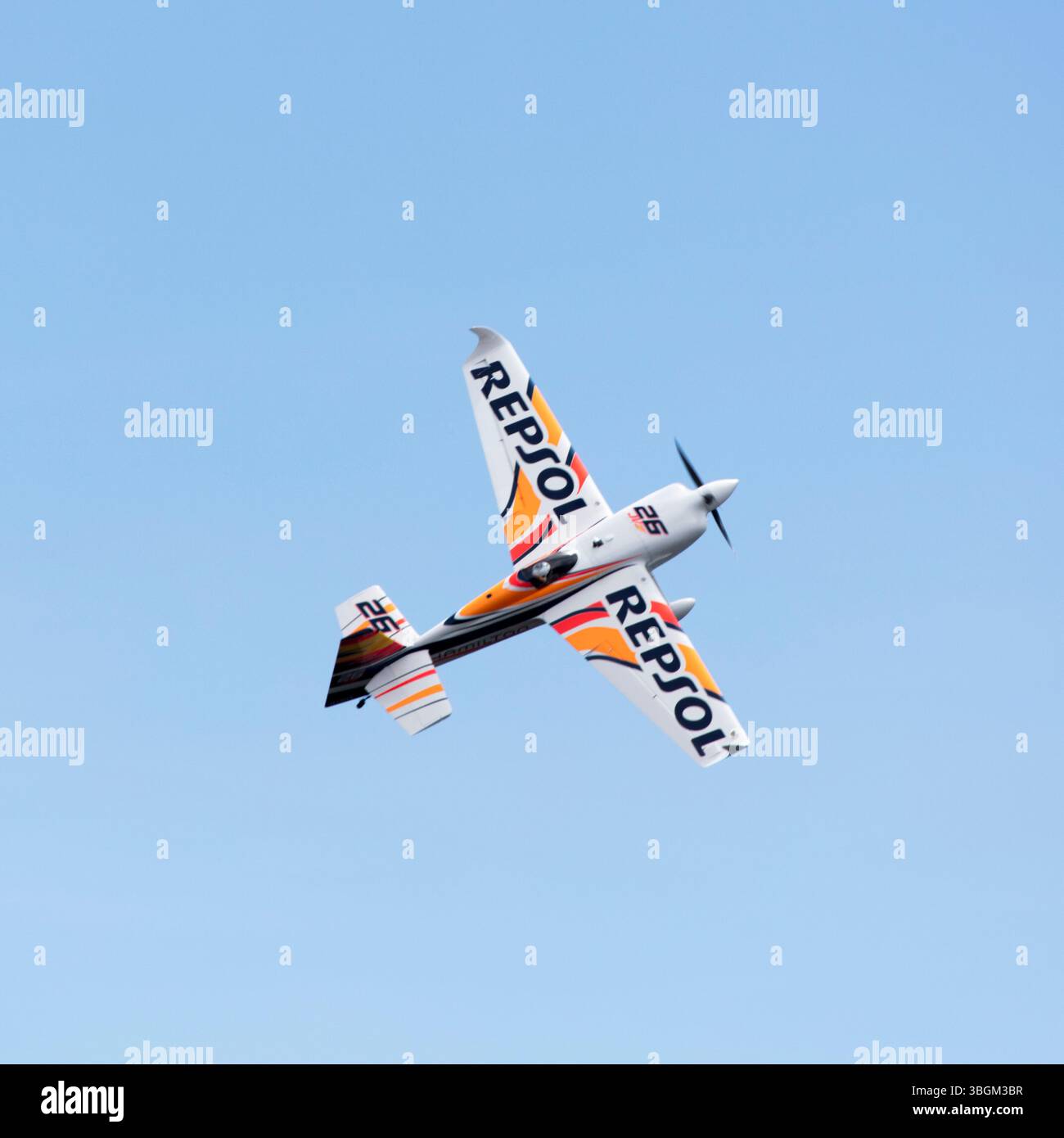 Festival Aereo San Javier, spectacle aérien, voltige, Juan Valverde, Santiago de la Ribera, Mar Menor, région autonome de Murcie, Espagne, Banque D'Images