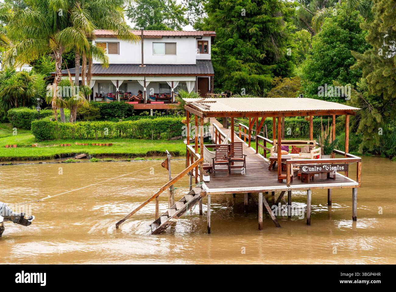 Riverside Houses, Tigre, Province de Buenos Aires, Argentine. Banque D'Images