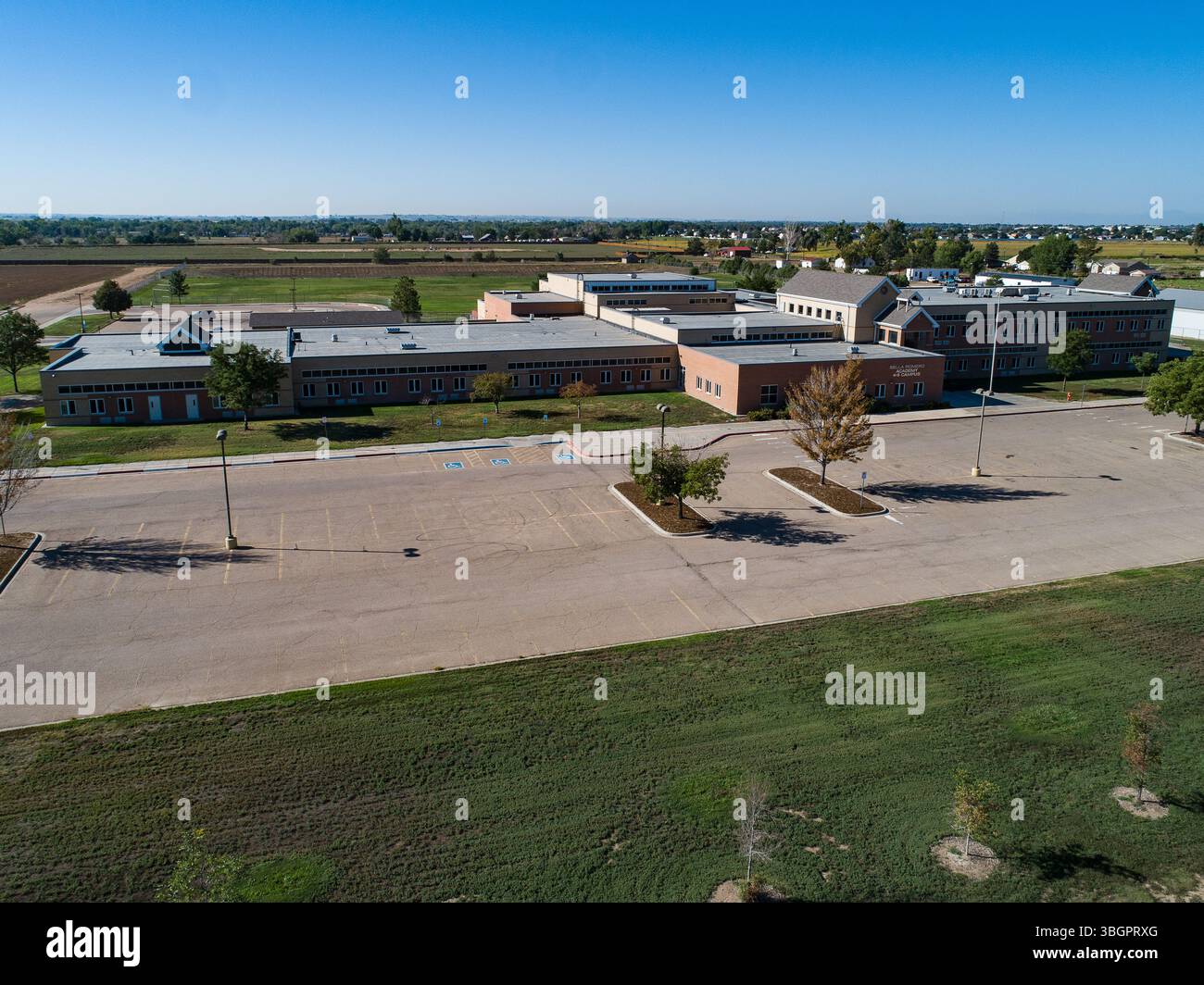 Bella Romero 4-5 bâtiment Greeley Colorado Banque D'Images