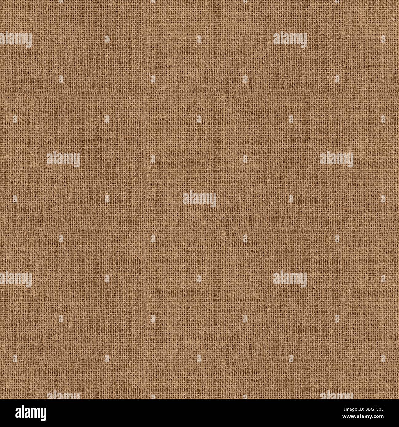 Tissu de lin brun texture de fond sans couture - motif de tissu de sac en textile naturel Banque D'Images