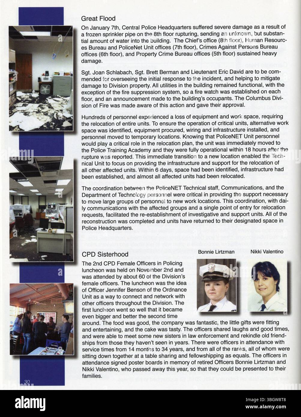 Le rapport annuel 2014 de la division de police de Columbus, Ohio détaille la structure du département, les niveaux de dotation en personnel et les statistiques clés. Il donne également un aperçu des stratégies de police communautaire et des initiatives de prévention du crime visant à assurer la sécurité publique et à favoriser la confiance dans la collectivité. Banque D'Images