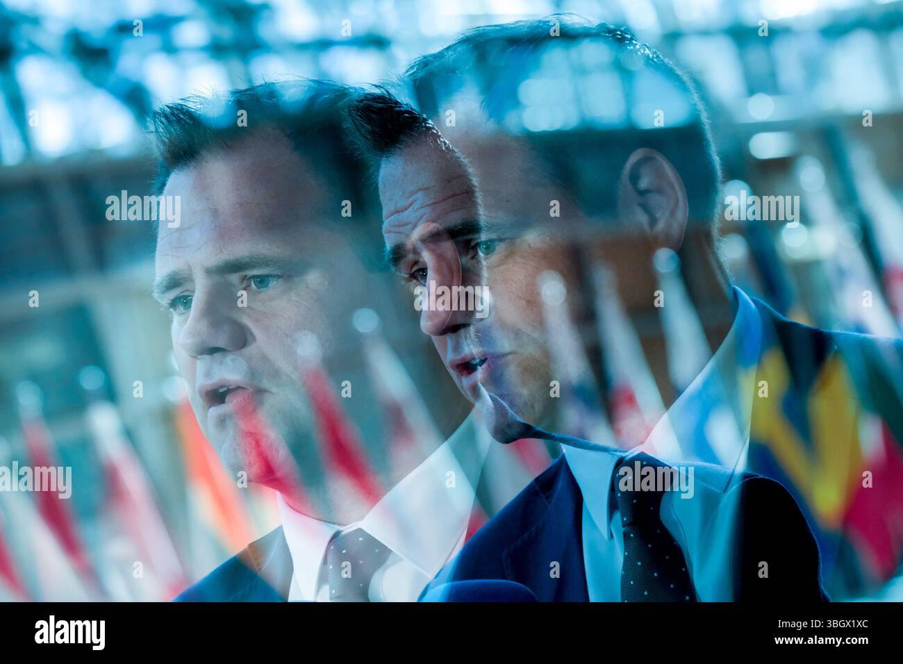 Neale RICHMOND pour l'Irlande lors de la réunion des ministres de la Défense des pays de l'Union européenne dans le cadre de l'affaire étrangère Banque D'Images