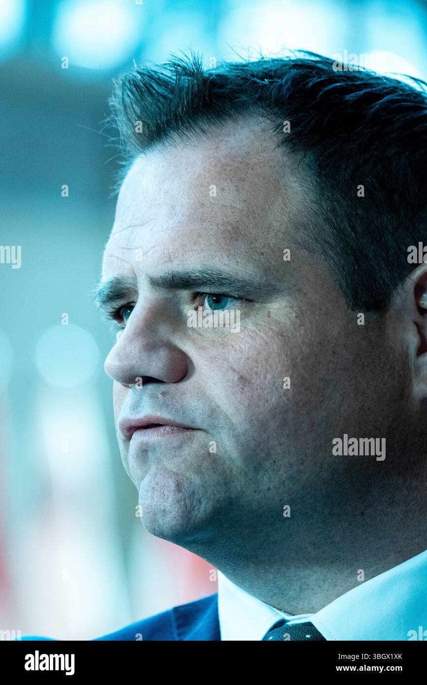 Neale RICHMOND pour l'Irlande lors de la réunion des ministres de la Défense des pays de l'Union européenne dans le cadre de l'affaire étrangère Banque D'Images
