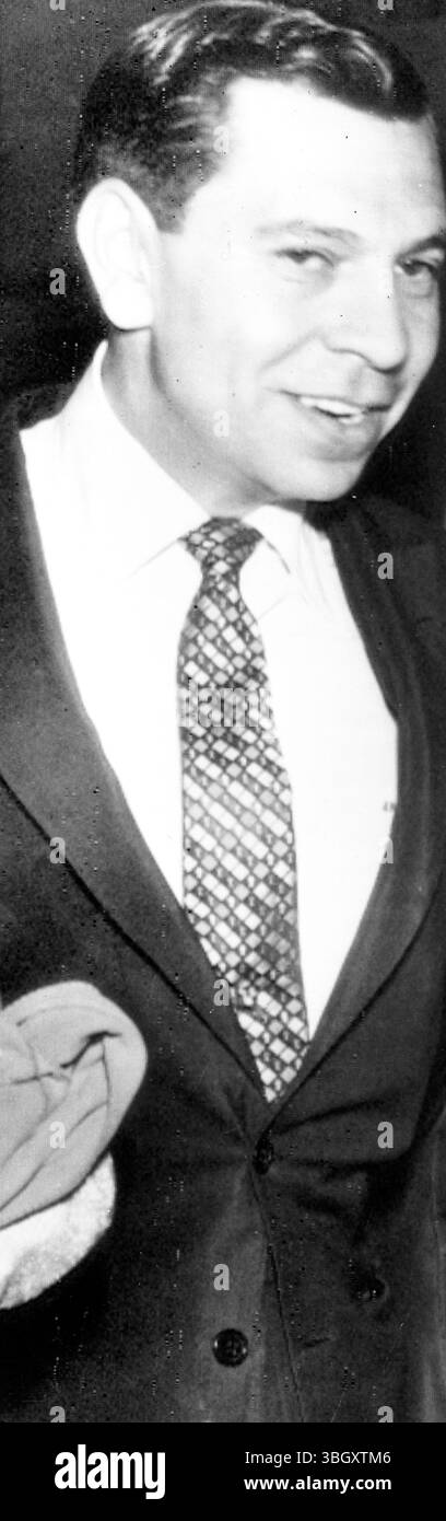 Jack Randolph Webb - acteur américain, producteur de télévision, réalisateur et scénariste. 1950 Banque D'Images