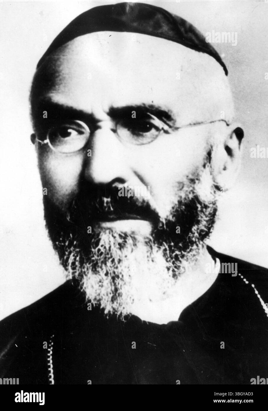 Le Collège des Cardinaux choisit un nouveau Pape. Giovanni Cardinal Mercati, bibliothécaire et archiviste de l'église, membre du Collège des cardinaux, qui se réunit pour choisir un successeur au regretté pape Pie XI à la tête de la Sainte Église romaine. 14 février 1939 Banque D'Images