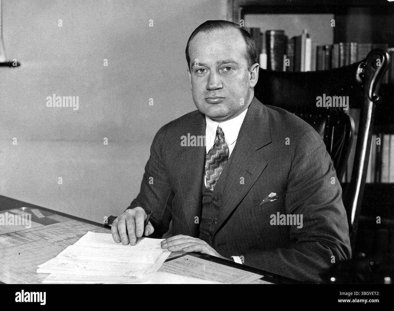 Robert F. Kelley, chef de la section des affaires de l'Europe de l'est du Département d'État américain, sanctionné à Washington DC le 15 avril 1933 Banque D'Images