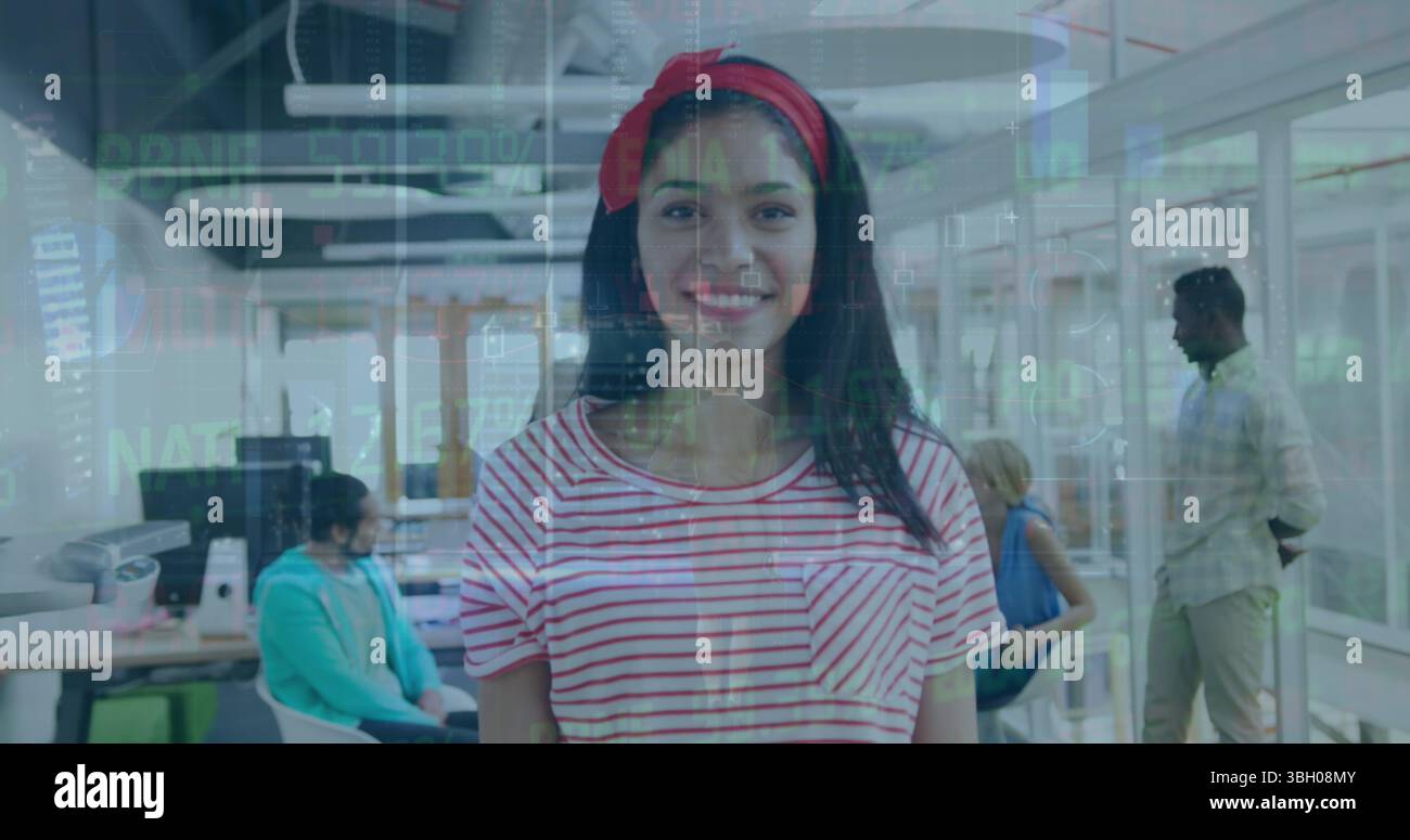 Image du traitement des données sur divers hommes d'affaires lors d'une réunion Banque D'Images