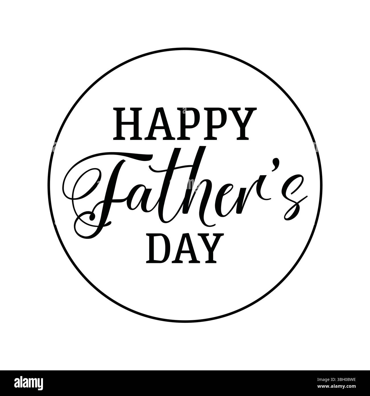 Joyeuse fête des pères conception de typographie avec coeurs et chapeau – motif de célébration pour papa Illustration de Vecteur