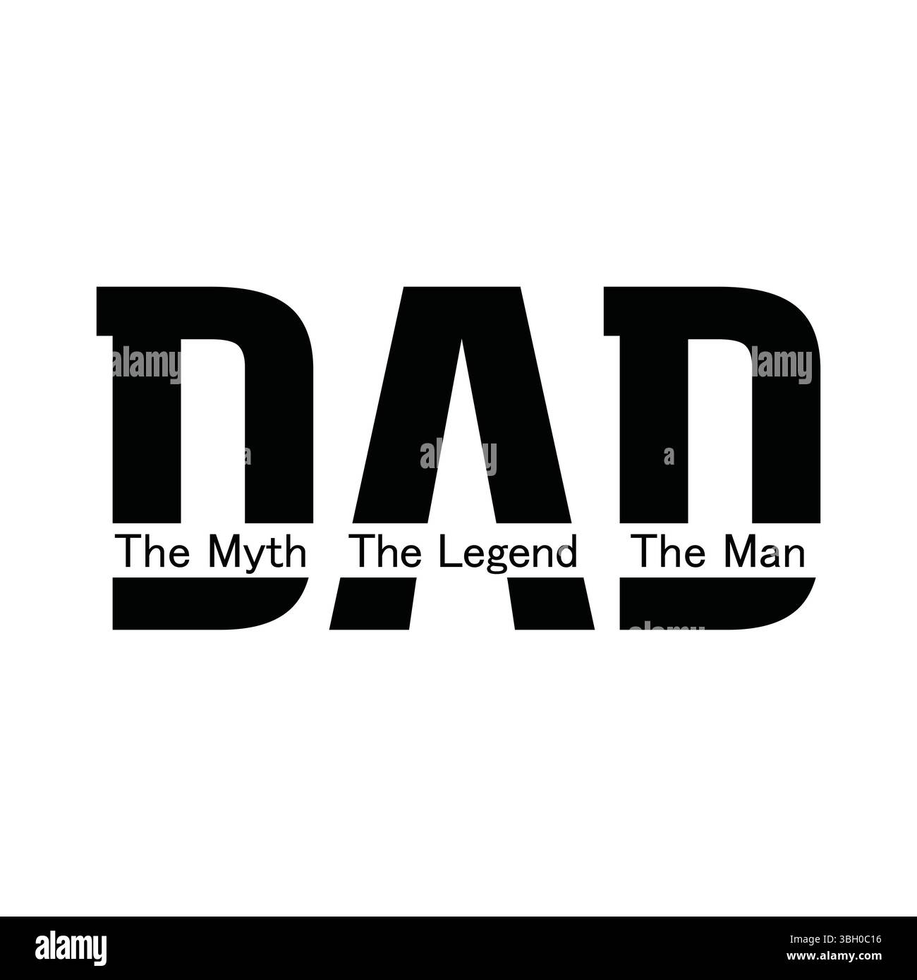 Joyeuse fête des pères conception de typographie avec coeurs et chapeau – motif de célébration pour papa Illustration de Vecteur