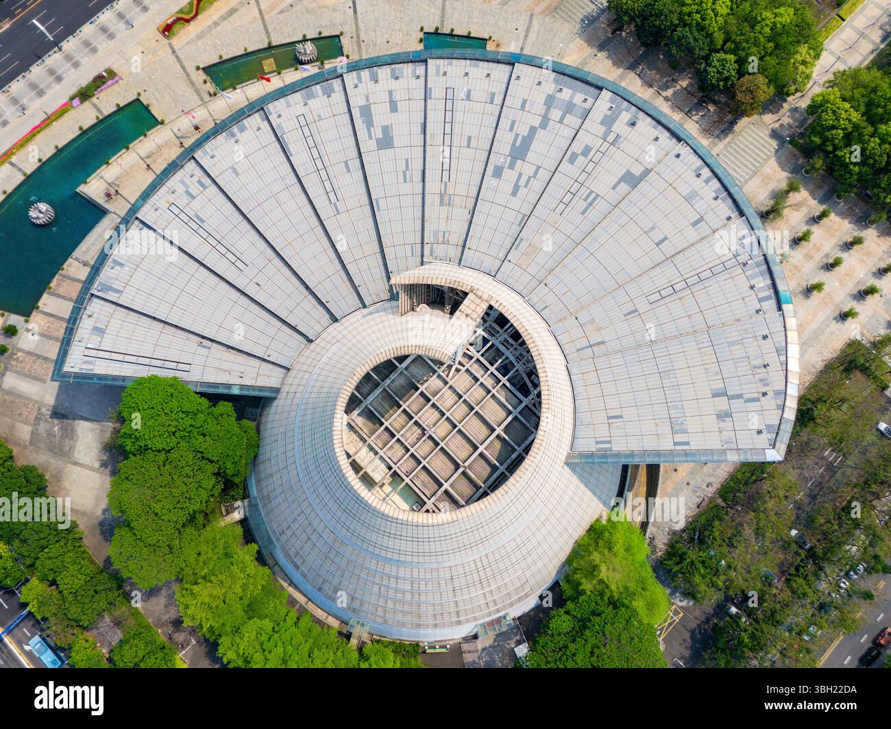 Théâtre Yulan, Dongguan, Guangdong, Chine Banque D'Images