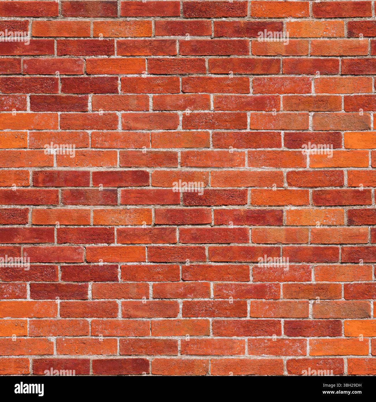 Texture de fond de mur de briques rouges - toile de fond de bâtiment de maçonnerie sans couture Banque D'Images