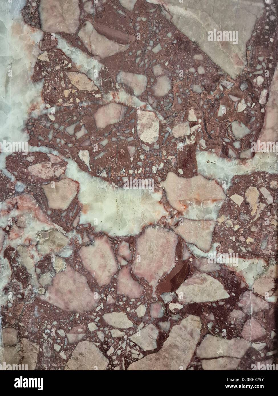 Belle texture de marbre poli avec veines naturelles Banque D'Images