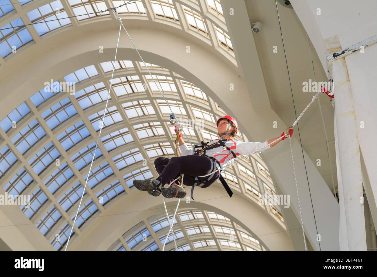 Pratique du travail de roulage, Brno, République tchèque Banque D'Images