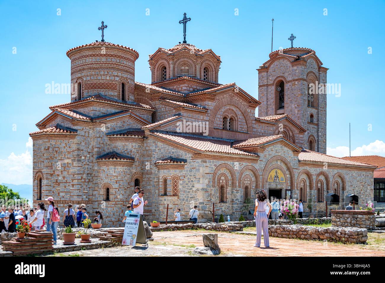 Église de Sts Clément et Panteleimon, Ohrid, Macédoine du Nord Banque D'Images