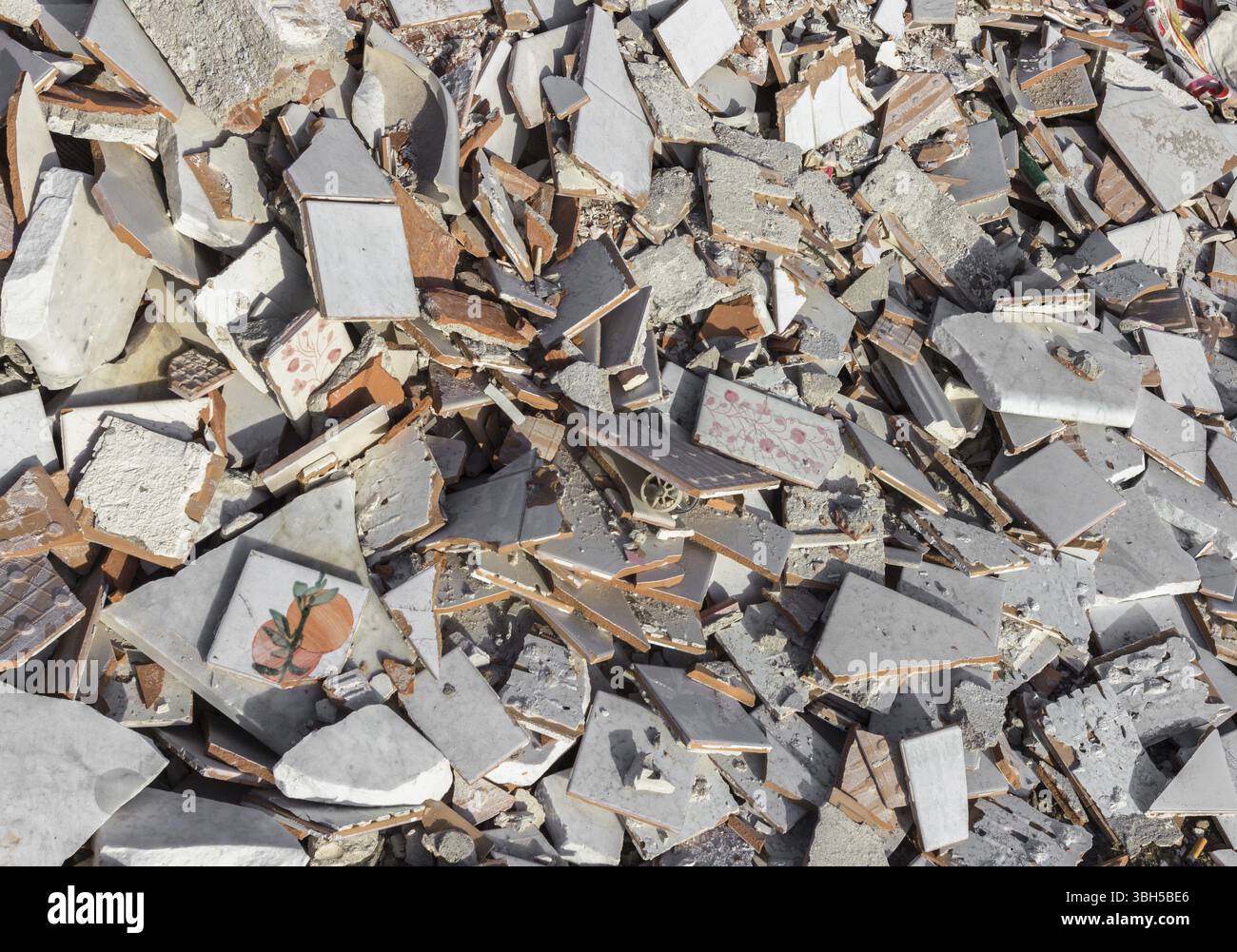 Pile de vieux toits, closeup Banque D'Images